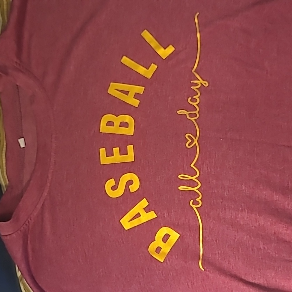 Baseball tee new without tags